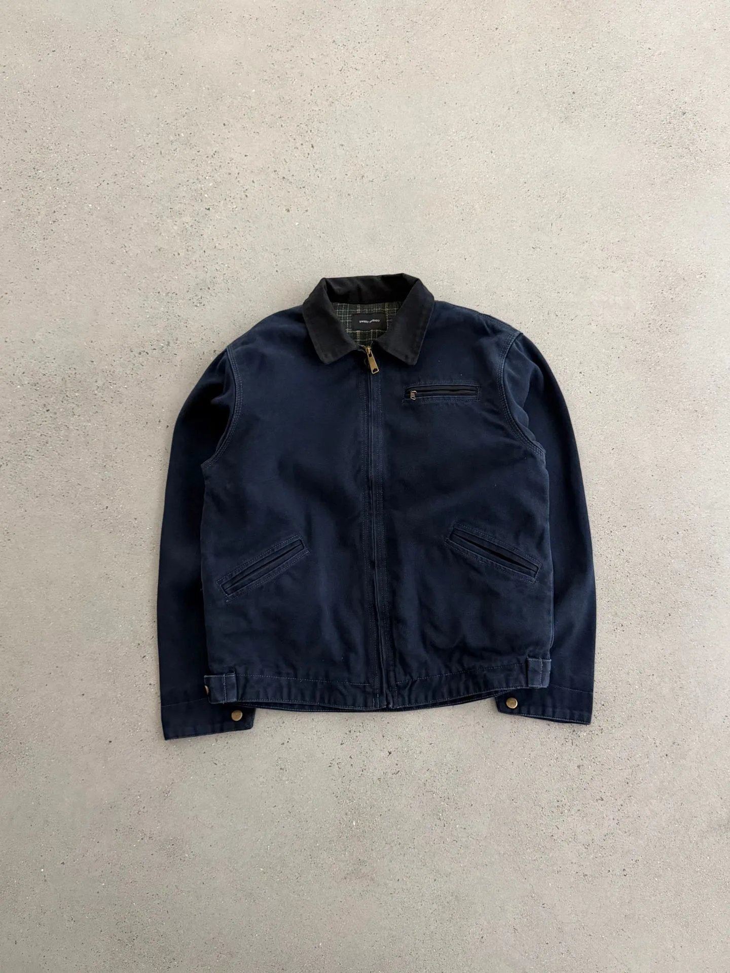 No Logo Washed Dark Blue