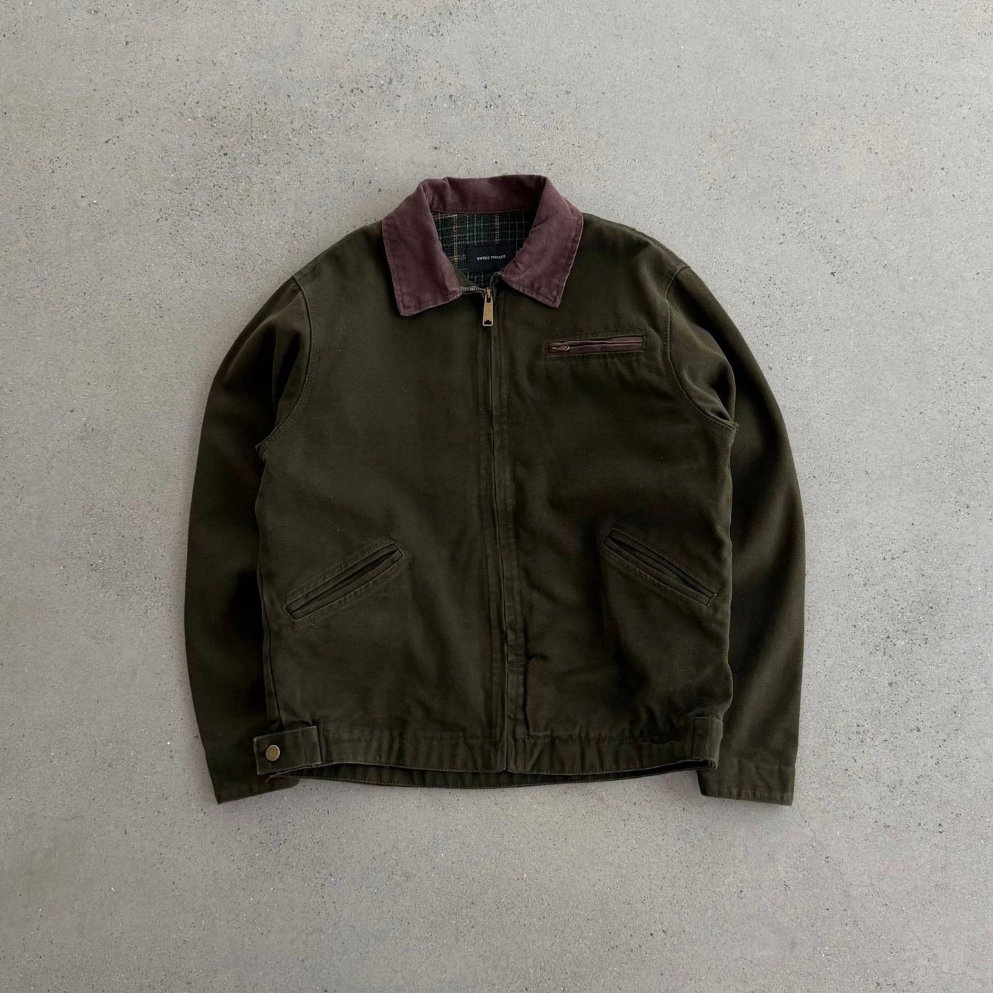No Logo Washed Green
