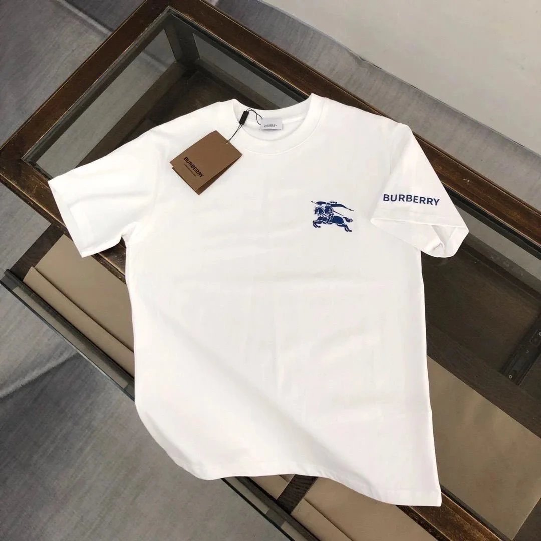 White Short Sleeve - Blue Label Small Label