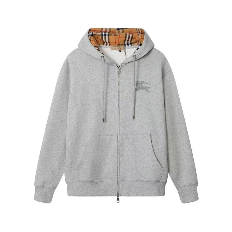 Zipper cardigan hood-3