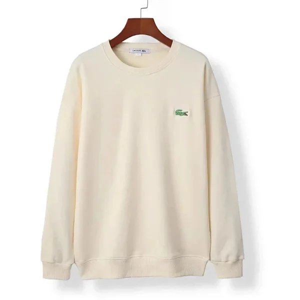 Lacoste Classic Crocodile Logo White Hoodie - 12