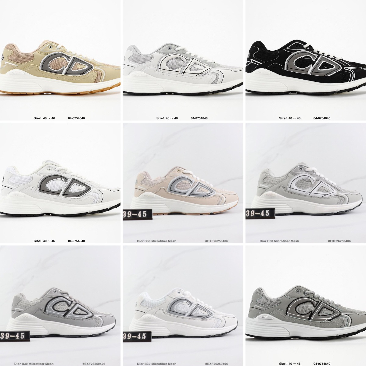 Dior B30 Microfiber Mesh Sneak