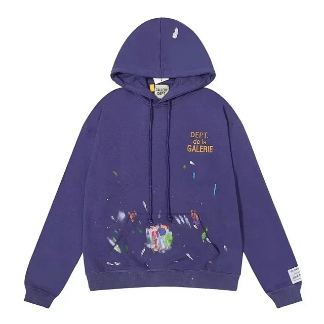 Gallery Dept. Hoodies & Sweatshirts Pullover Hoodie with Logo Print and Kangaroo Pocket product detail image 5