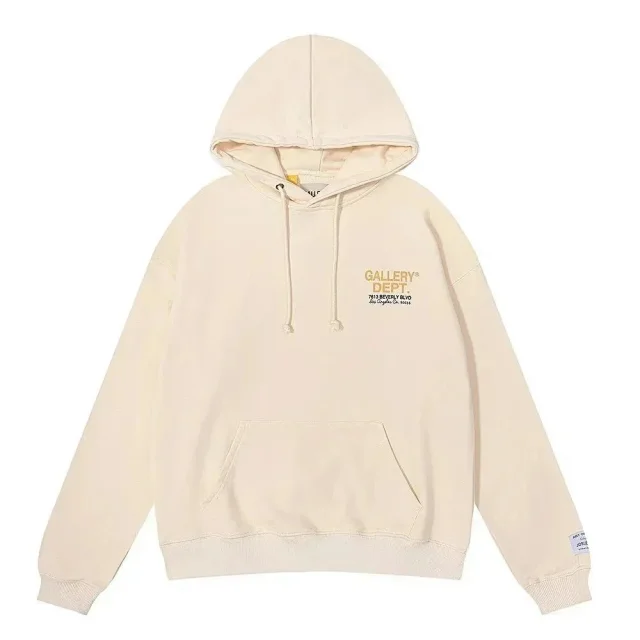 Gallery Dept. Hoodies & Sweatshirts Pullover Hoodie with Logo Print and Kangaroo Pocket product detail image 9