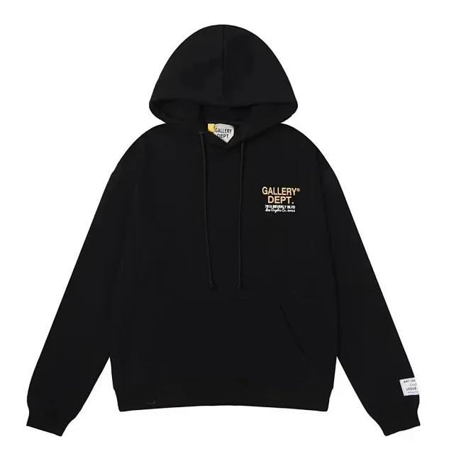 Gallery Dept. Hoodies & Sweatshirts Pullover Hoodie with Logo Print and Kangaroo Pocket product detail image 8