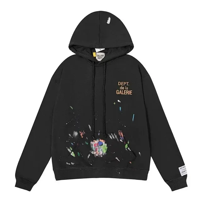 Gallery Dept. Hoodies & Sweatshirts Pullover Hoodie with Logo Print and Kangaroo Pocket product detail image 7