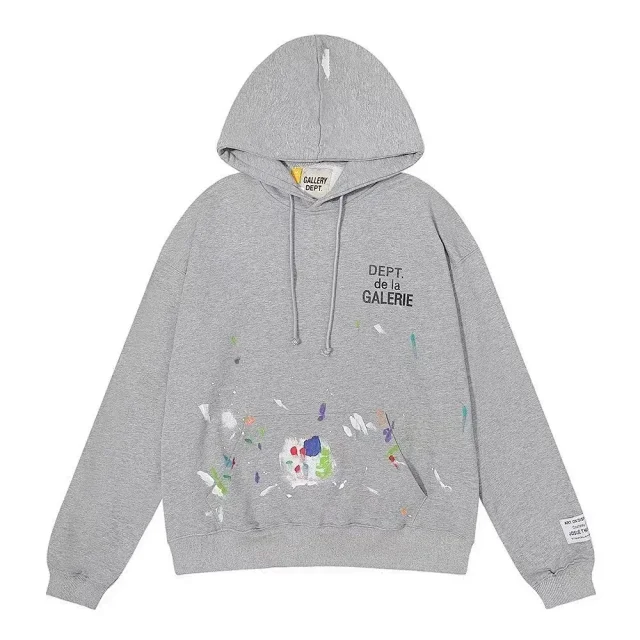 Gallery Dept. Hoodies & Sweatshirts Pullover Hoodie with Logo Print and Kangaroo Pocket product detail image 6
