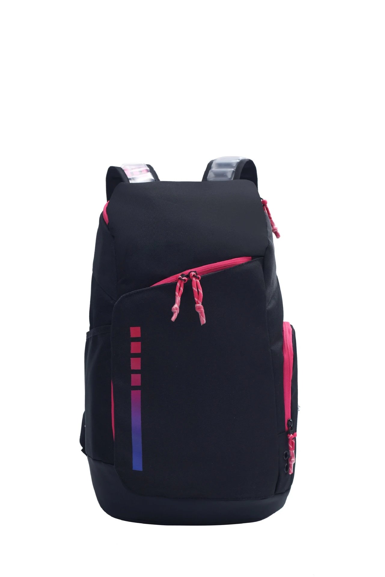 Unbranded Backpacks Padded shoulder straps with front zip pocket — 5039 black powder
