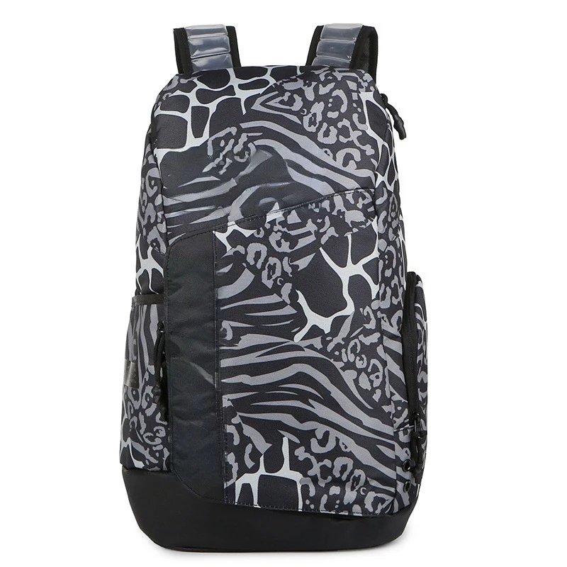 Unbranded Backpacks Padded shoulder straps with front zip pocket — 5880 Zebra Flower