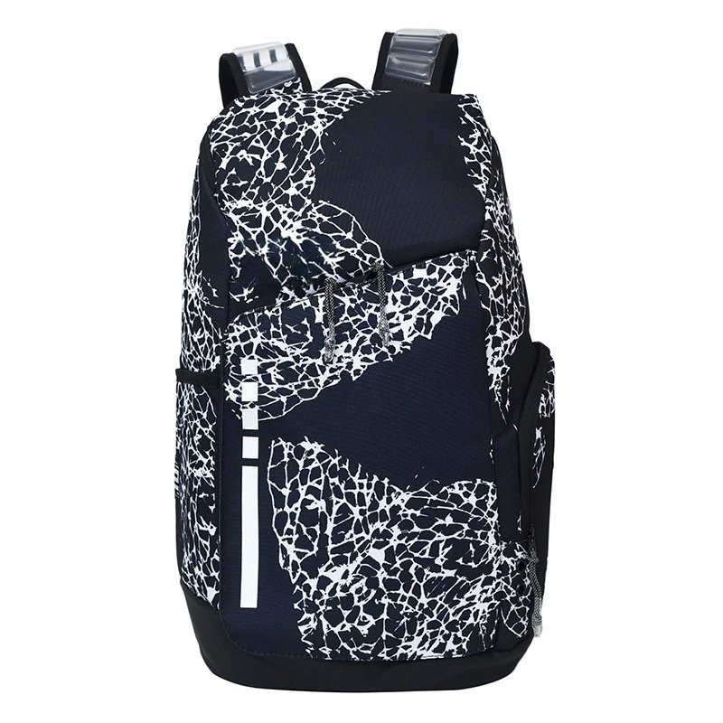 Unbranded Backpacks Padded shoulder straps with front zip pocket — 5039 Black Camouflage