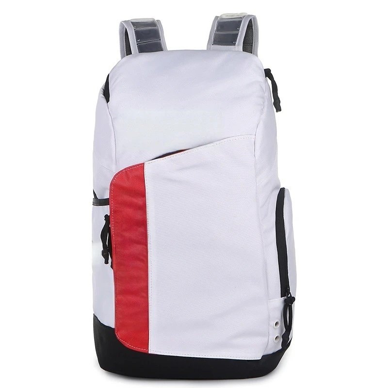 Unbranded Backpacks Padded shoulder straps with front zip pocket — 5880 white