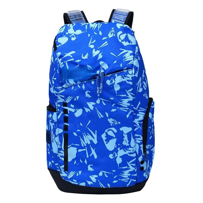 Unbranded Backpacks Padded shoulder straps with front zip pocket — 5039 sea blue