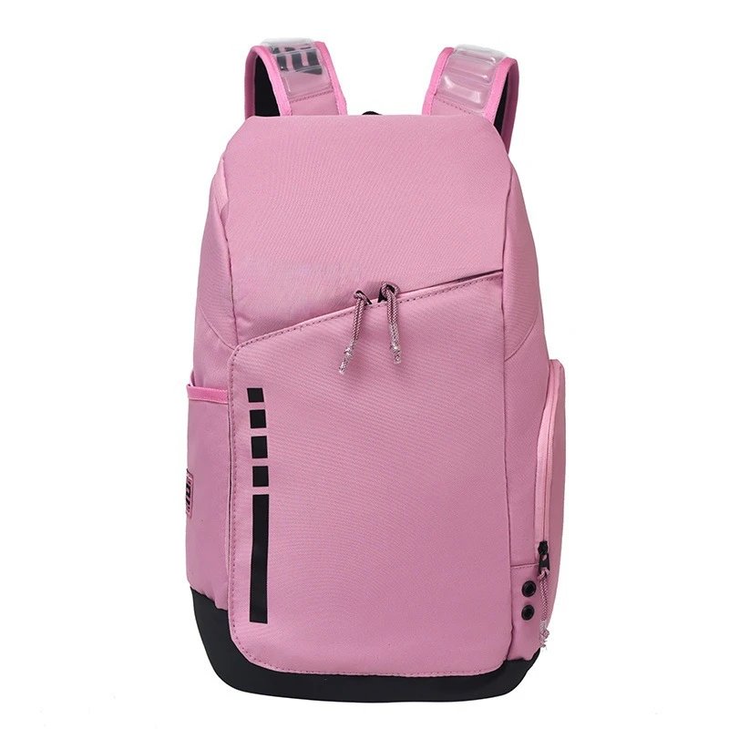 Unbranded Backpacks Padded shoulder straps with front zip pocket — 5039 pink