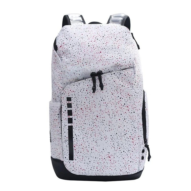 Unbranded Backpacks Padded shoulder straps with front zip pocket — 5039 Baby’s Breath White