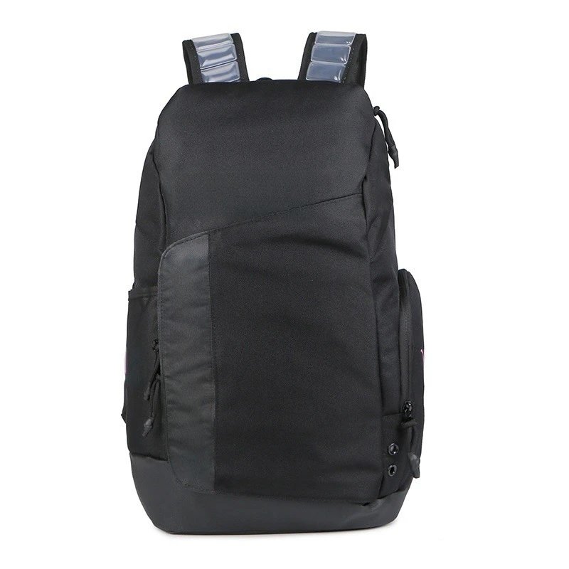 Unbranded Backpacks Padded shoulder straps with front zip pocket — 5883 Black Silver