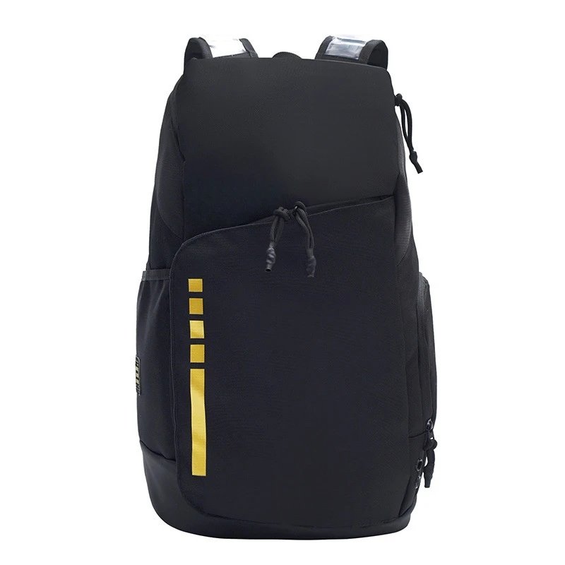 Unbranded Backpacks Padded shoulder straps with front zip pocket — 5039 Black Gold