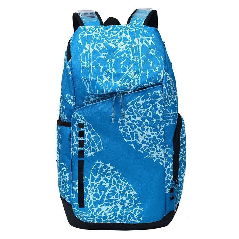 Unbranded Backpacks Padded shoulder straps with front zip pocket — 5039 lake blue