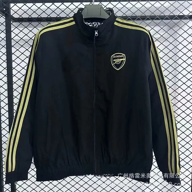 Adidas Jackets Zip-up football training jacket — 25-26 Arsenal trench coat 1
