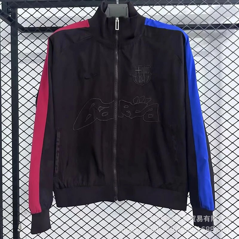 Adidas Jackets Zip-up football training jacket — 25-26 Barcet Windbreaker 5