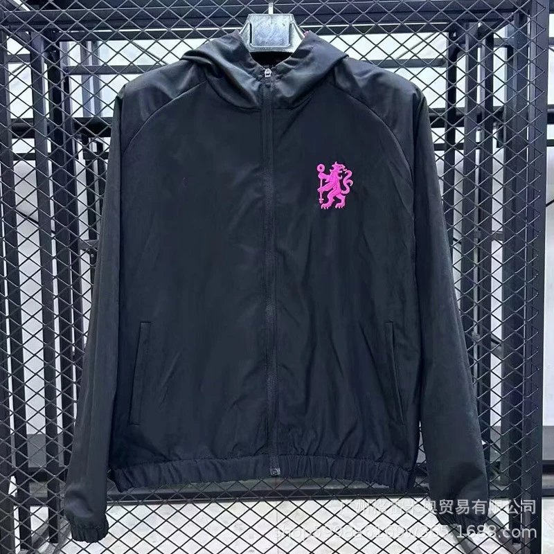 Adidas Jackets Zip-up football training jacket — 25-26 Chelsea trench coat
