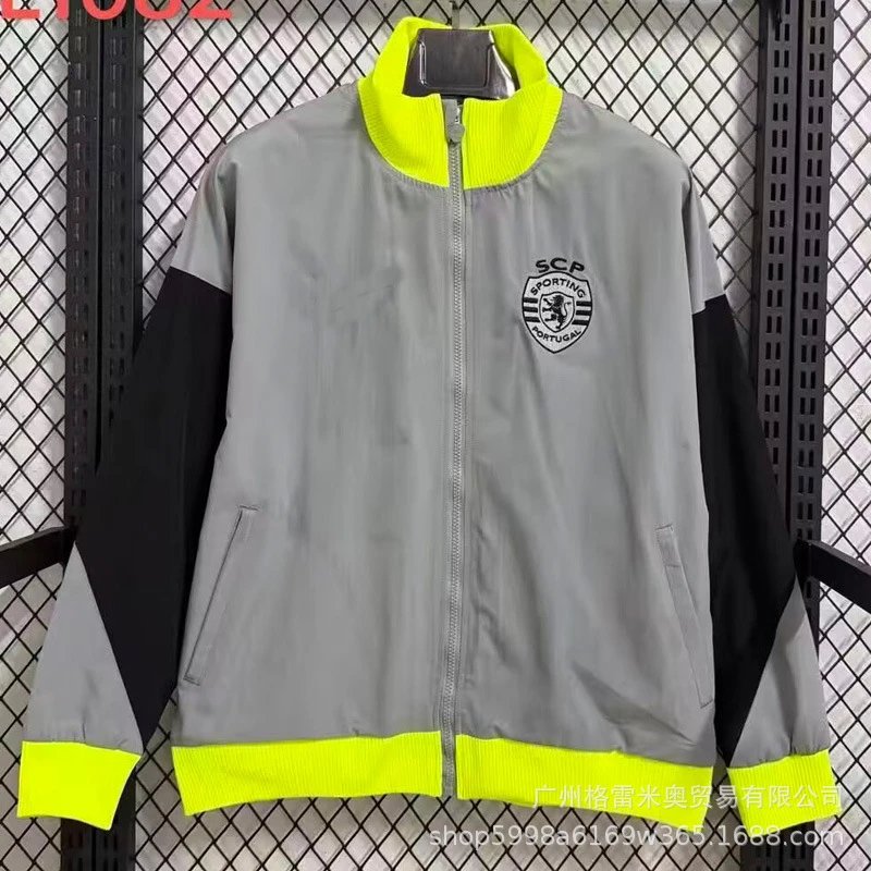 Adidas Jackets Zip-up football training jacket — 25-26 Lisbon Windbreaker