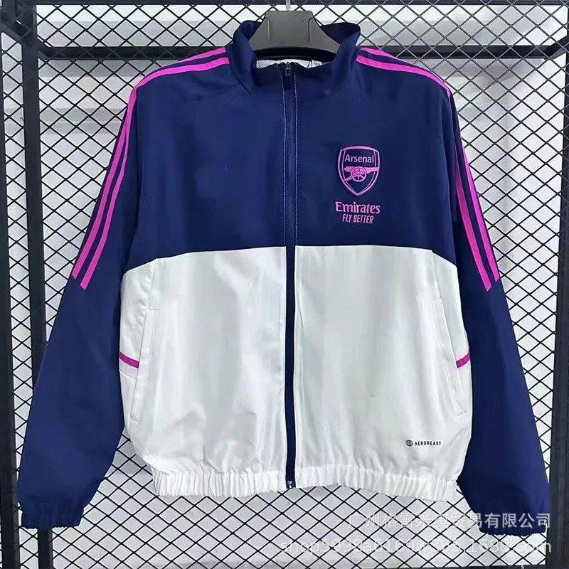 Adidas Jackets Zip-up football training jacket — 26 Arsenal Three Stripes R Waterproof windbreaker
