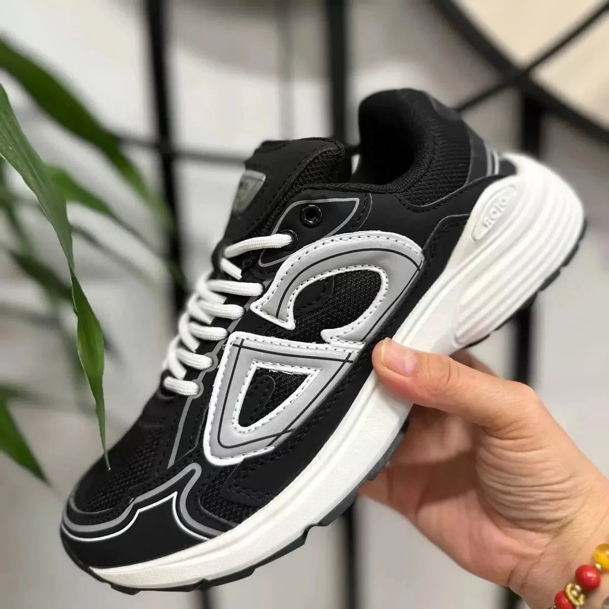 Black White
