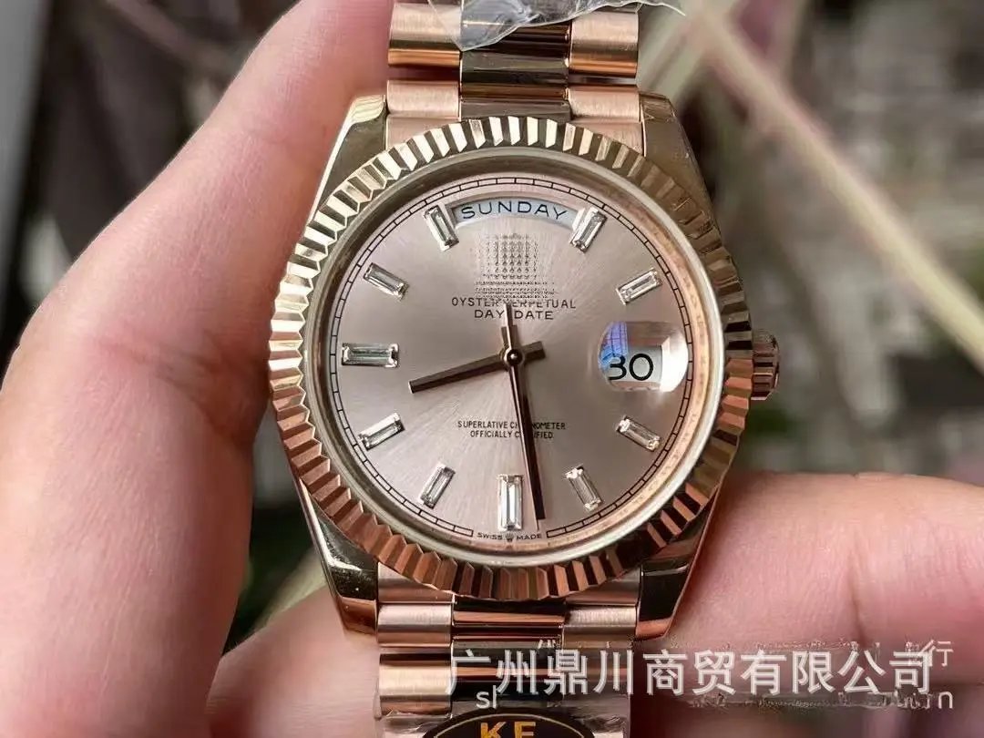 Rose Gold Dual-Date