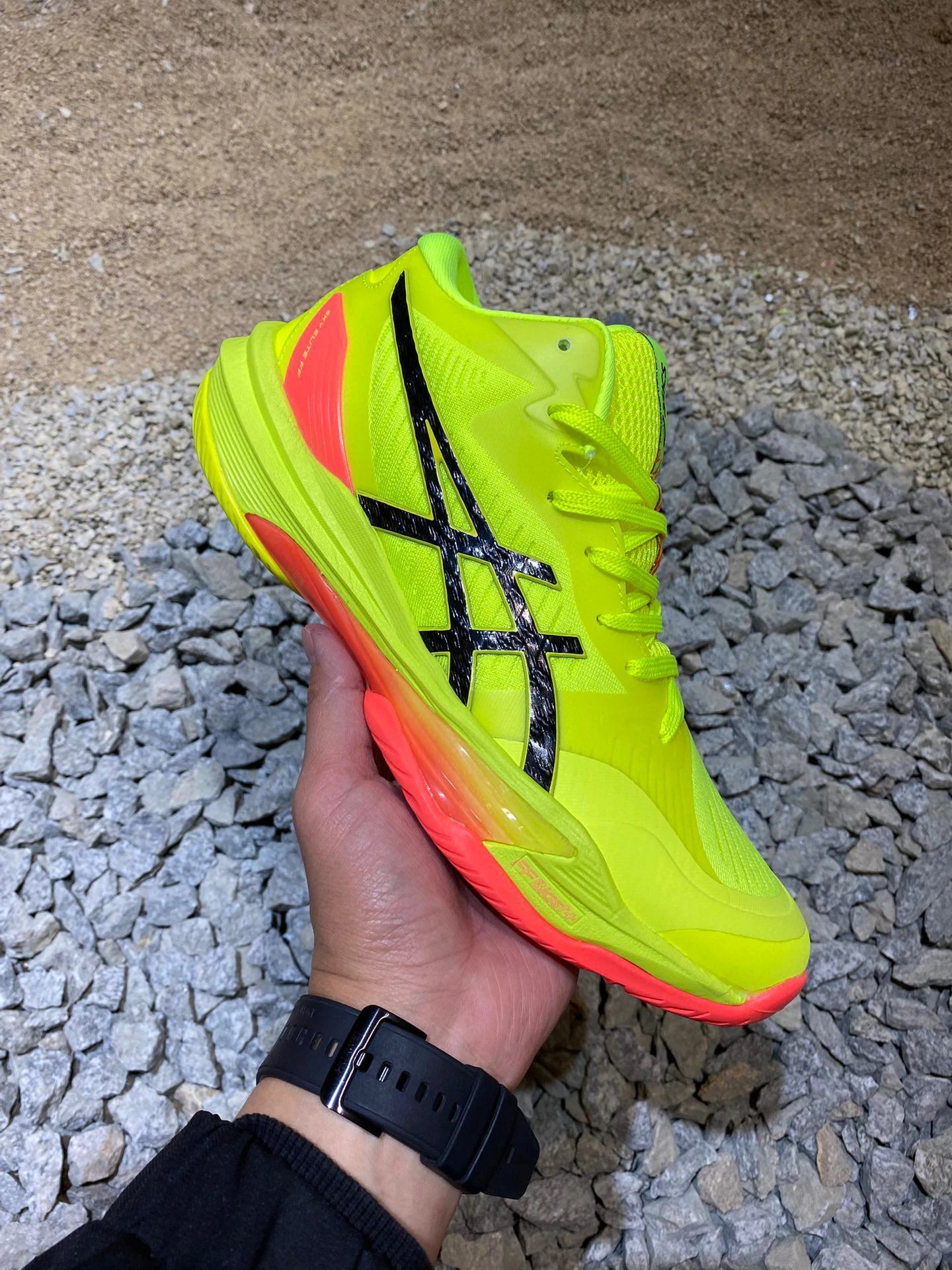 ASICS Sneakers SKY ELITE FF 3 High-Top Volleyball Shoes — FF 3 volleyball shoes high top bright yellow