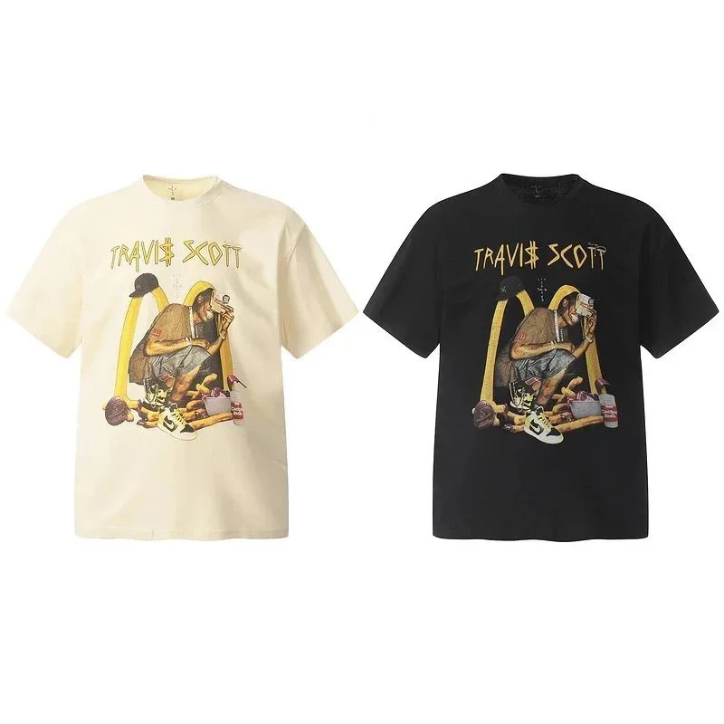 Travis Scott MDL Portrait Print T-Shirt