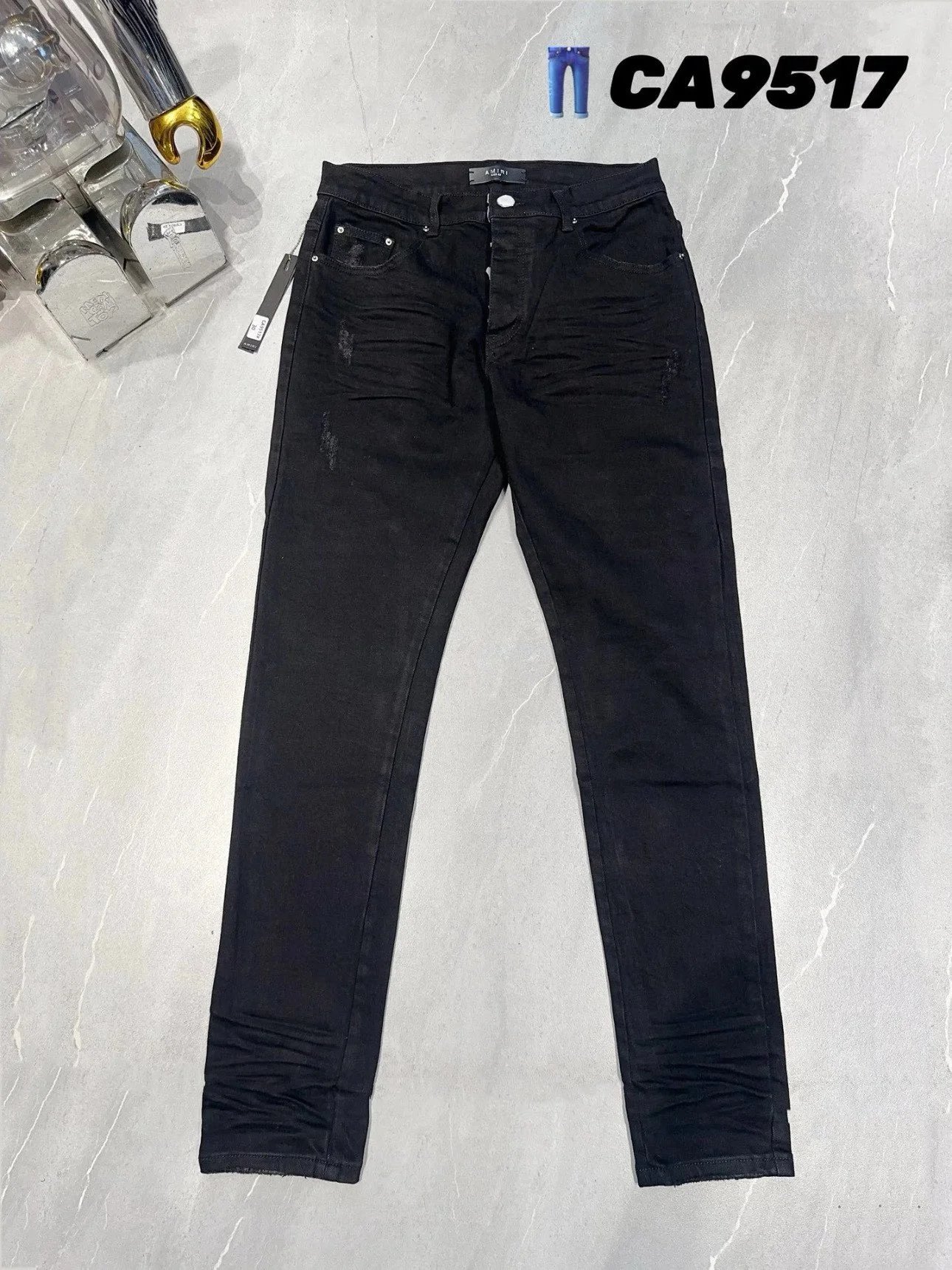 Amir Distressed Slim Jeans