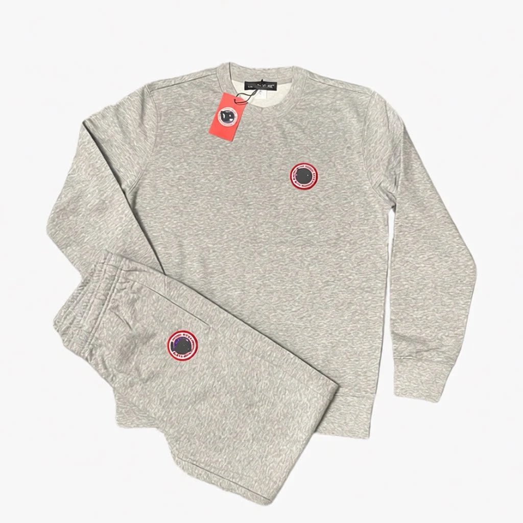 Crew Neck Long Sleeve Hoodie Set