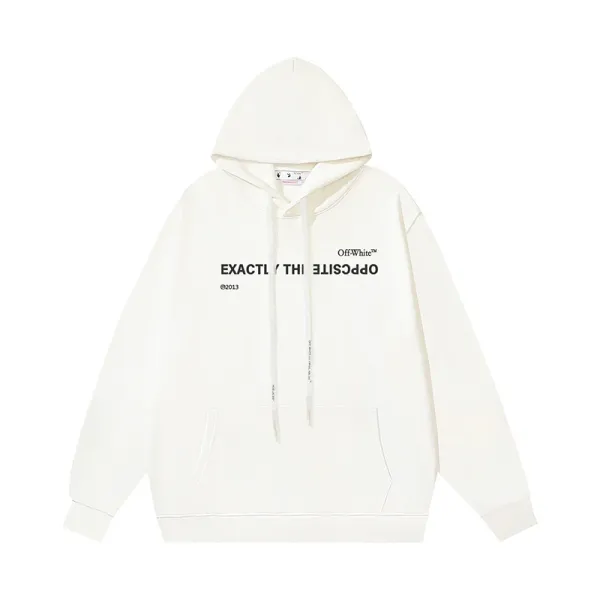 Off-White Opposite The Exact Hoodie White - 1