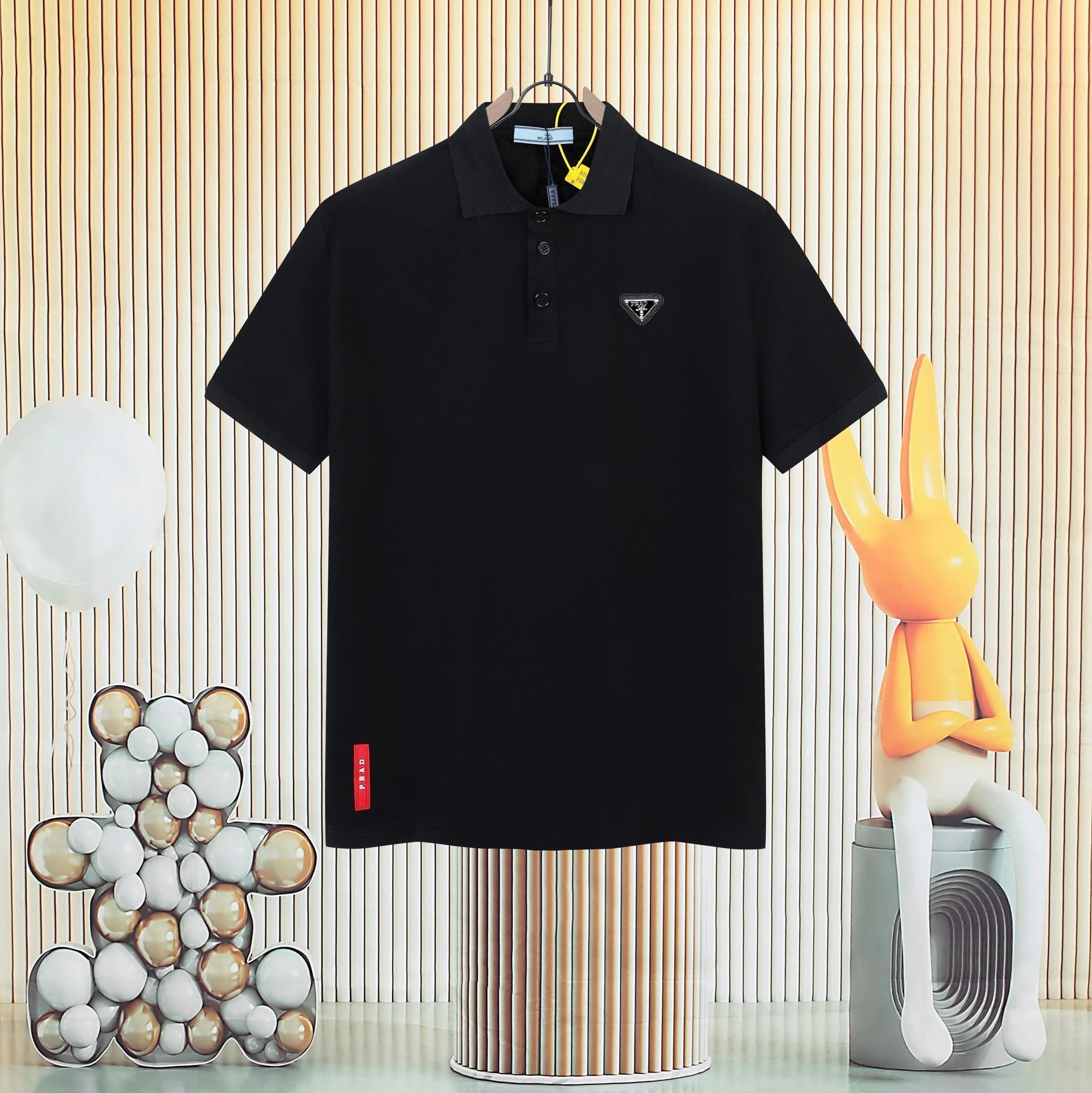 Moncler MLB Triangle Logo Polo Shirt