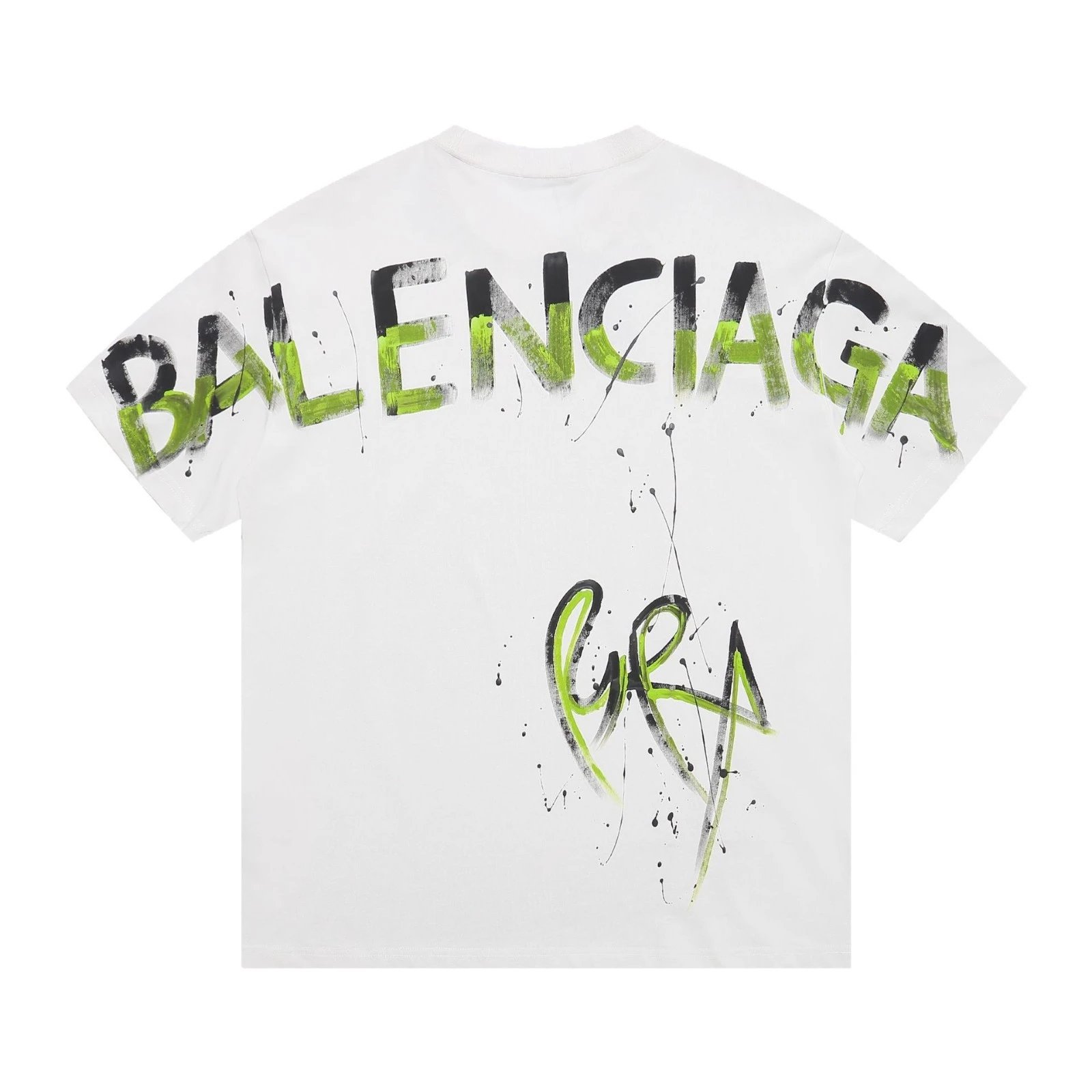 Hand-Painted Splatter Print T-Shirt photo 3
