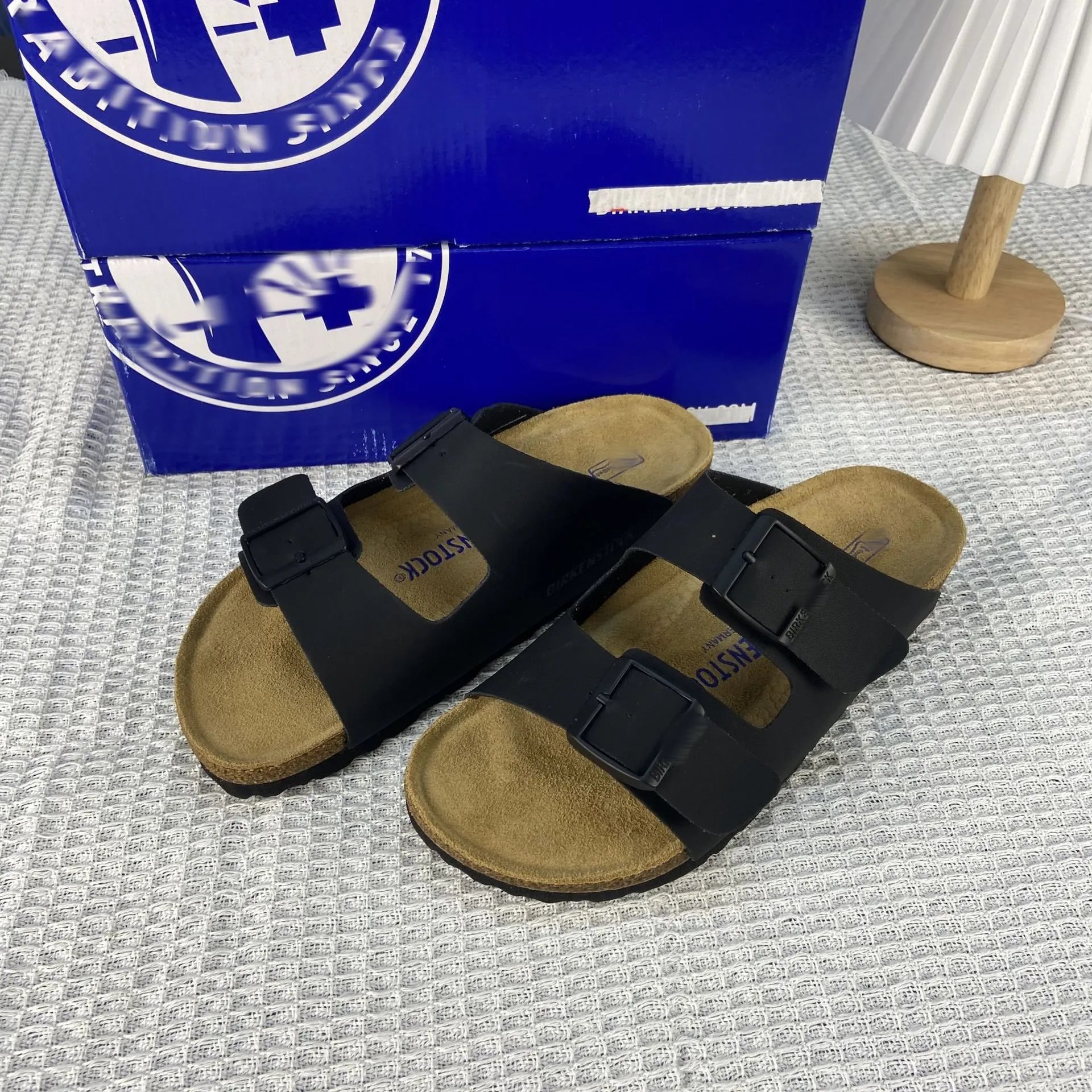 Cork Thick Sole Slip-On Sandals photo 8