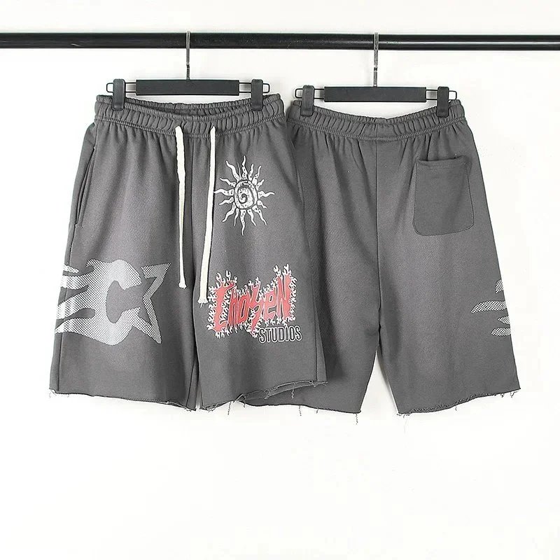 Travis Scott Character Print Shorts