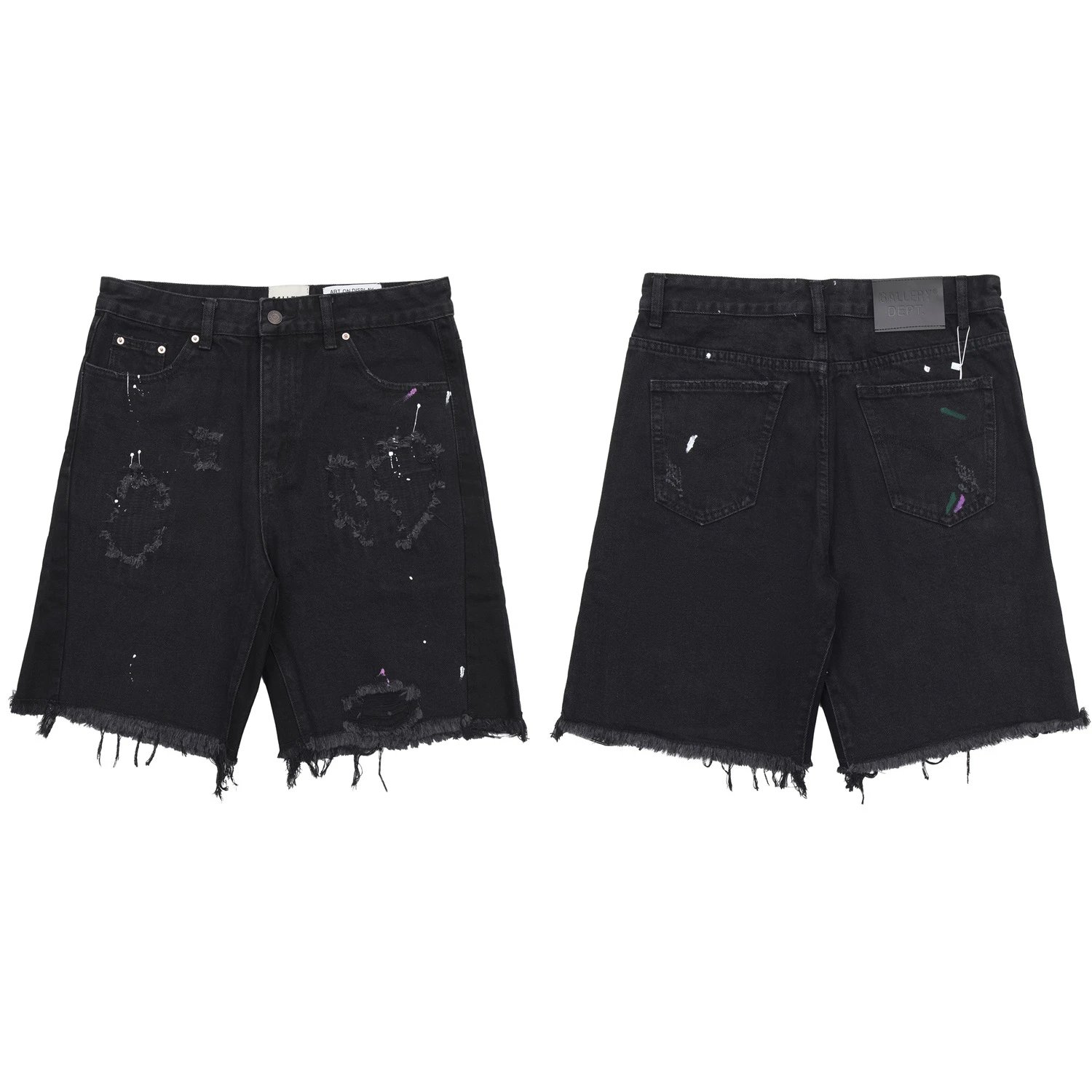 American-Style Patched Denim Shorts photo 7