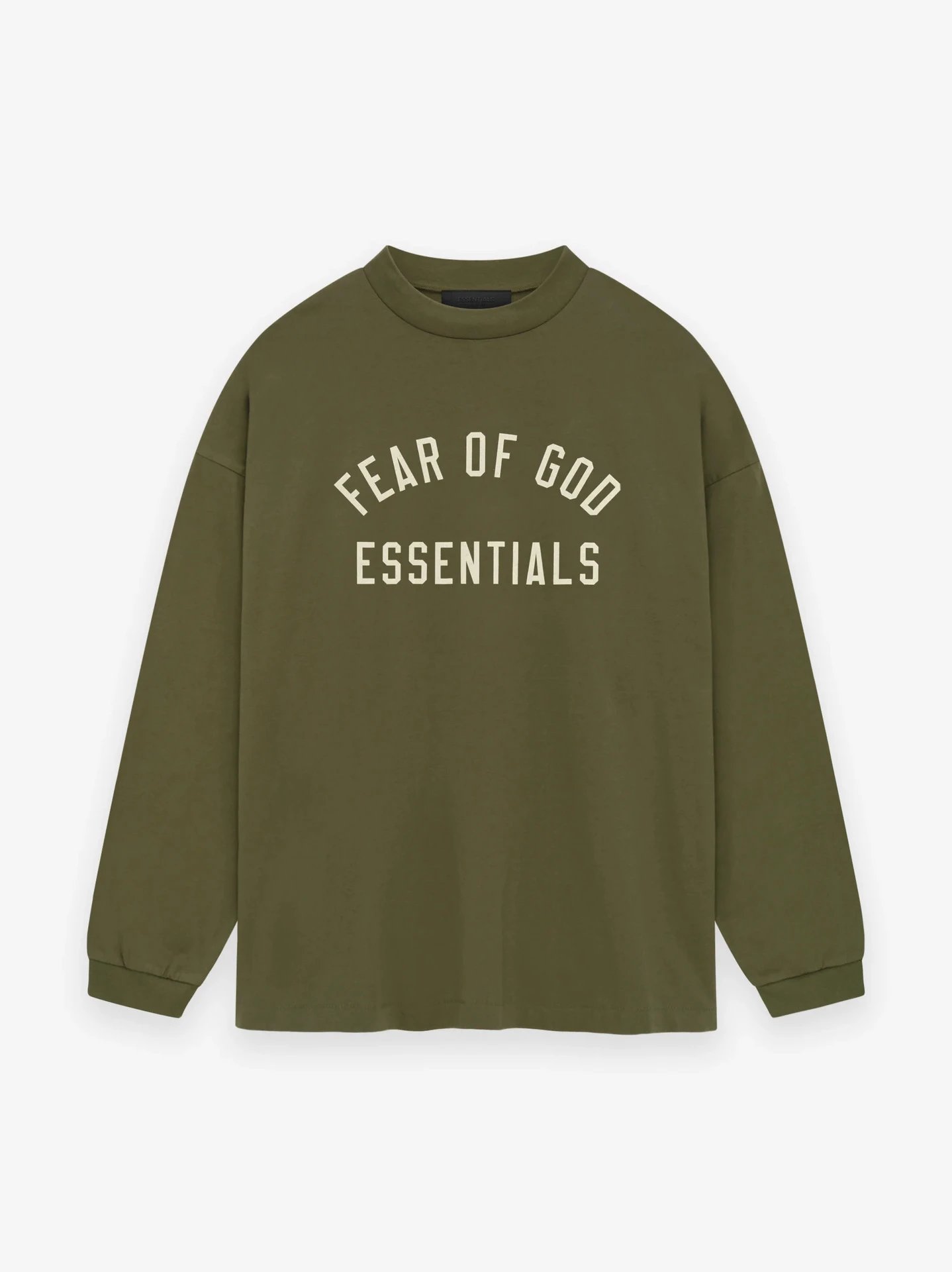 Double Letter Print Crew Neck Hoodie photo 5