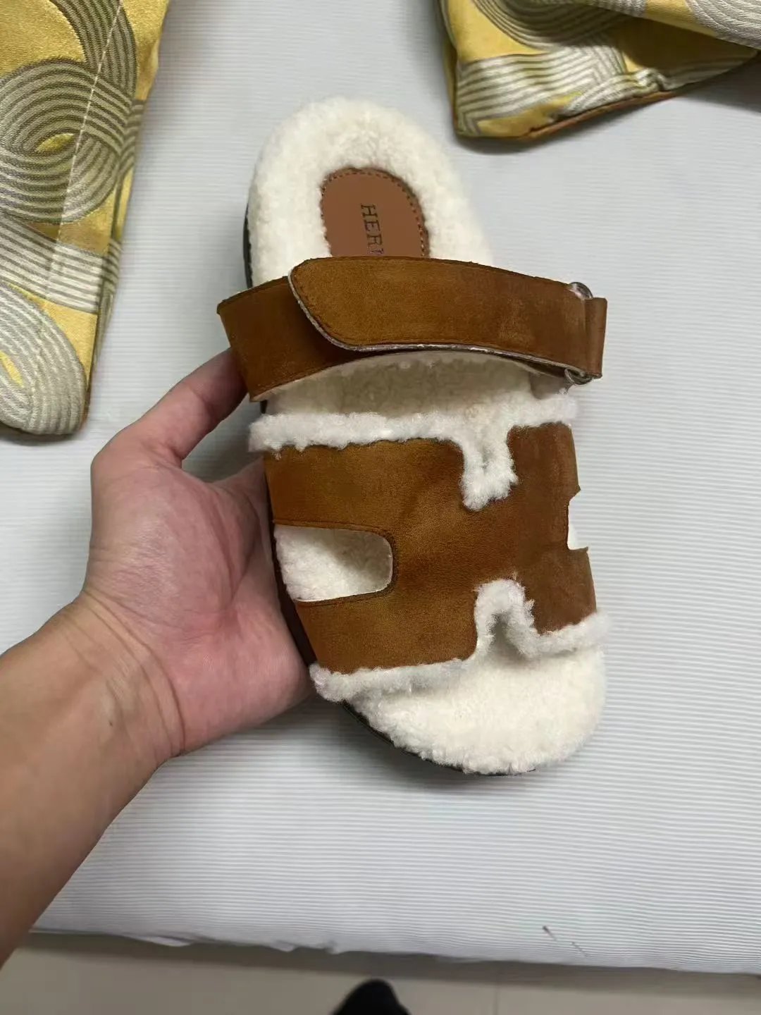 Teddy Velcro Slide Sandal photo 7