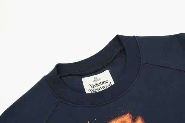 Vivienne Westwood Orb Spray Paint Black Hoodie - 19