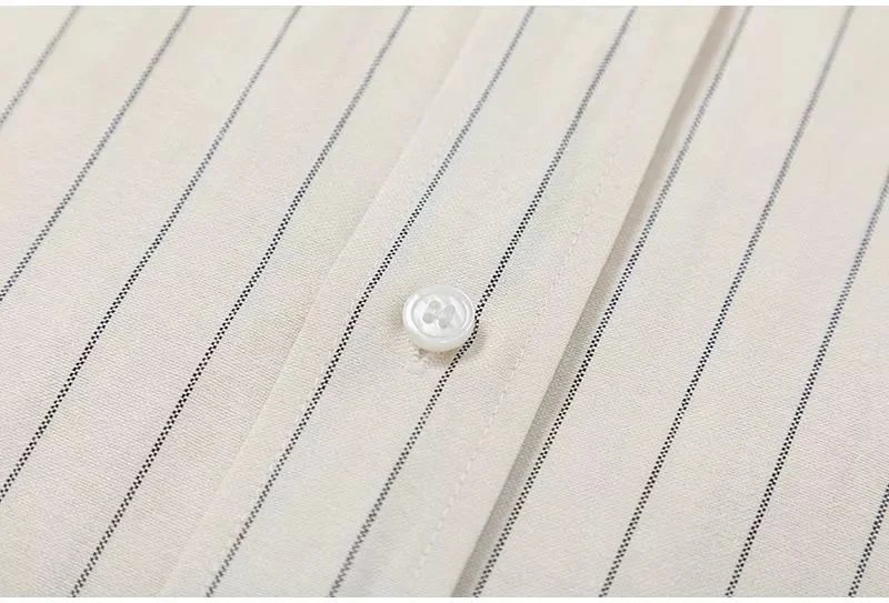 Ami Heart Logo Embroidered Striped Long Sleeve Shirt photo 7