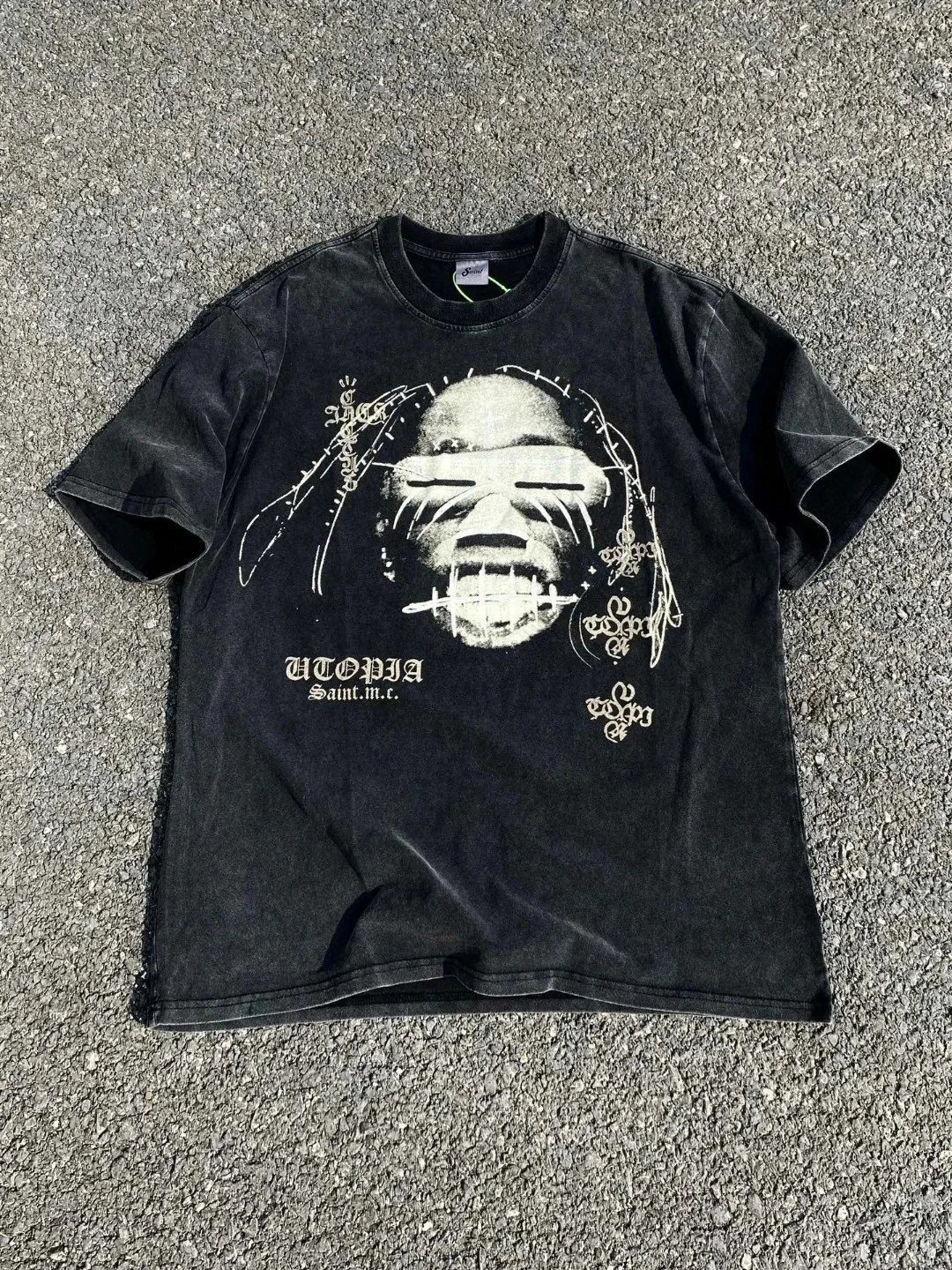 Travis Scott UTOPIA Distressed T-Shirt photo 2