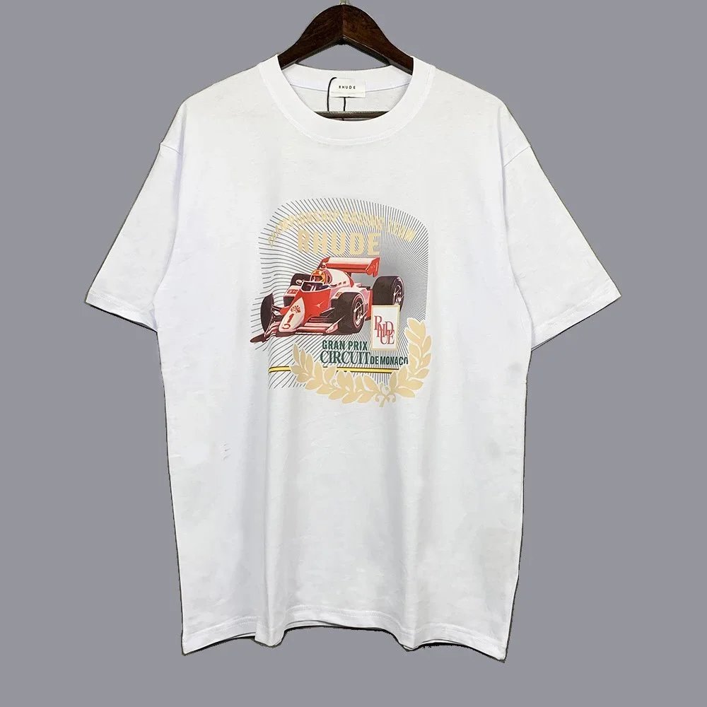 Rhude Print Cotton T-Shirt photo 2