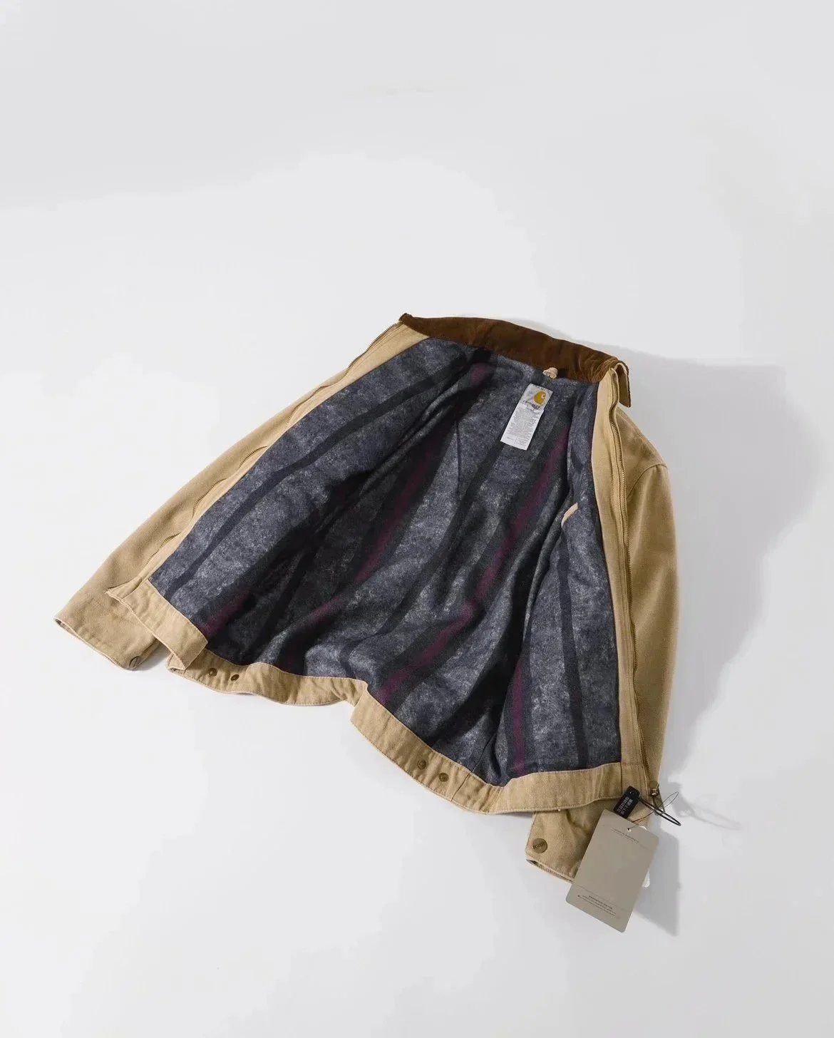 Carhartt x Stussy Vintage Washed Canvas Jacket photo 5