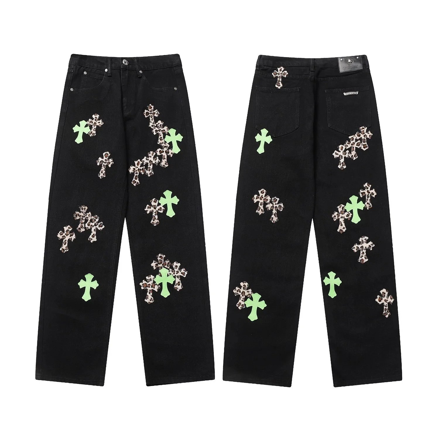 Logo Print Denim Jeans photo 2