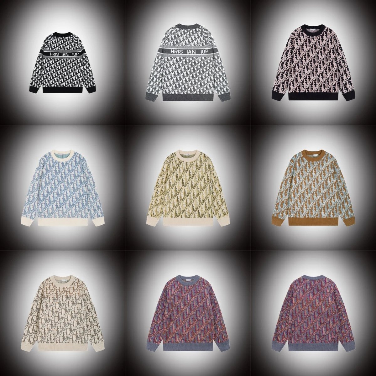 Knit Wool Crew Neck Sweater