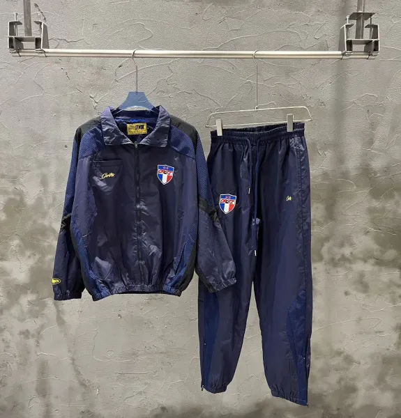 CROZ Tracksuit Navy Blue Windbreaker and Joggers Set - 1