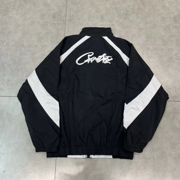 Cattz CATZ Italy Shield Windbreaker White/Blue Mesh Jacket - 5