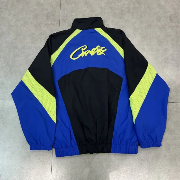 Cattz CATZ Italy Shield Windbreaker White/Blue Mesh Jacket - 11